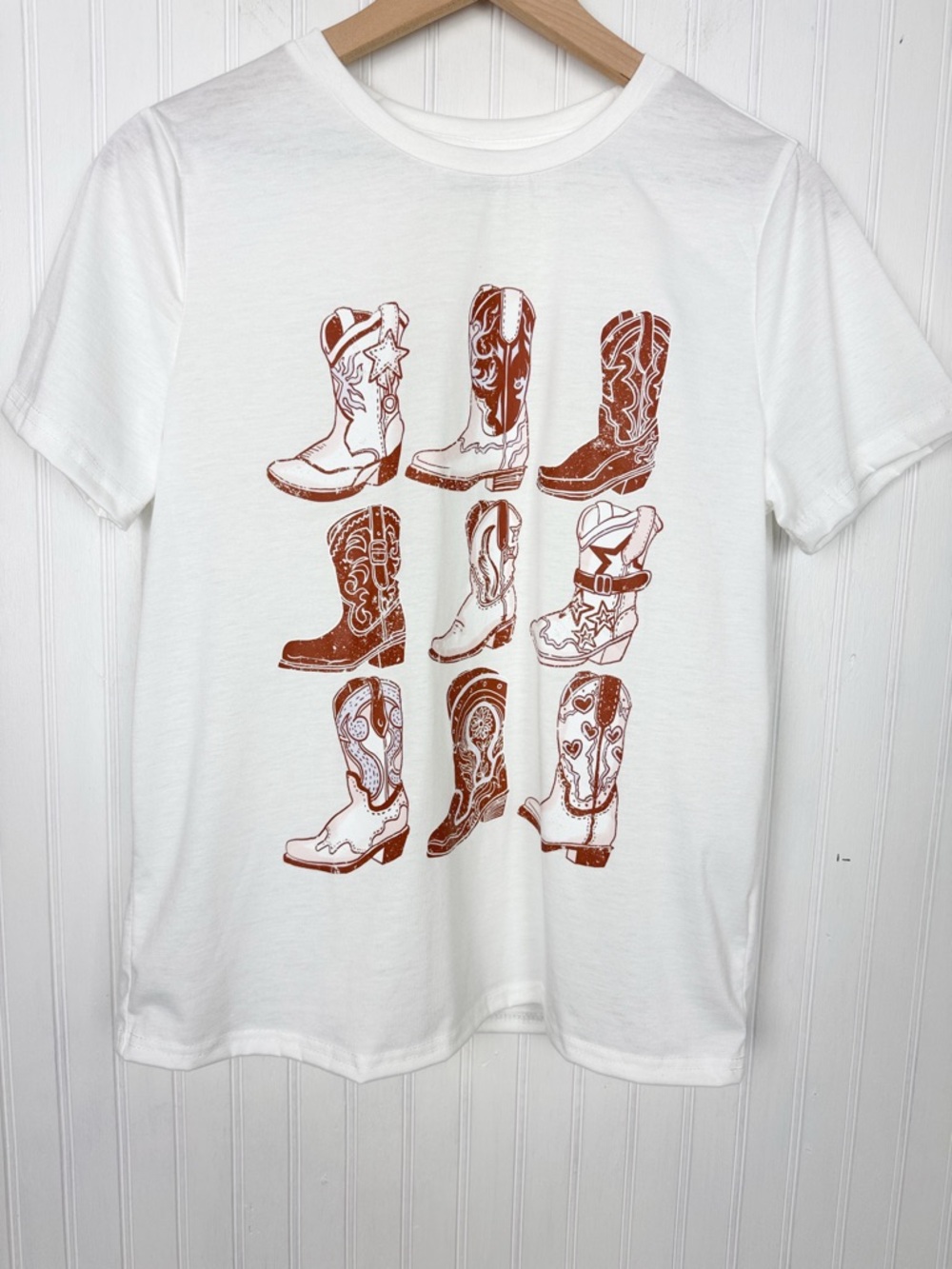 SHEIN Boots Graphic Top